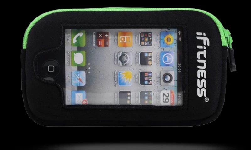 Çantë e vogël për iPhone iFitness, jeshile
