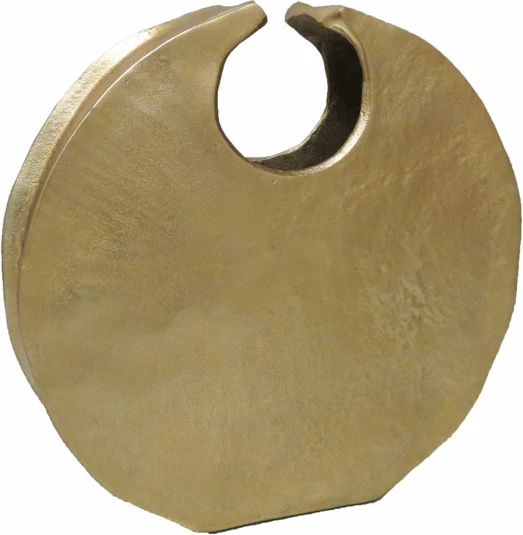 Vazo GRANTAS, alumin, ngjyrë ari, 36x7x35 cm