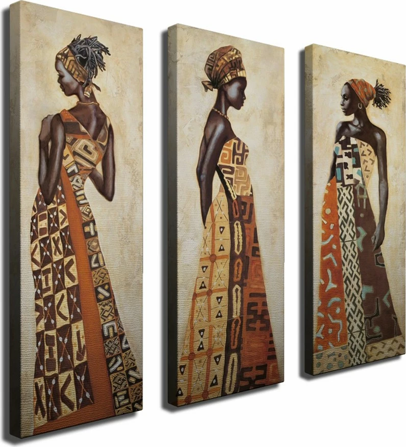 Pikturë dekorative në kanavacë (3 copë), Wallity, 3KNV4584_3090, 90x80 cm