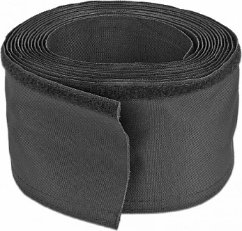 Mbështjellës i thurur DeLOCK për kabllo, 5 m x 30 mm, me Velcro, rezistent -50–150°C, i zi