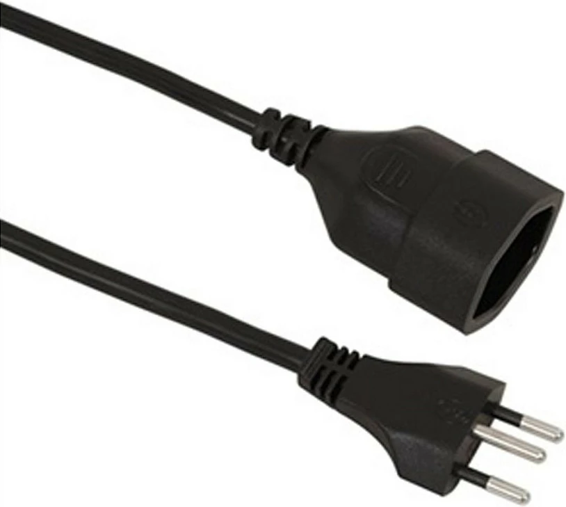 Kablë rryme VALUE 19.99.1182, 10 m, IEC C12 në C13, 10A, e zezë