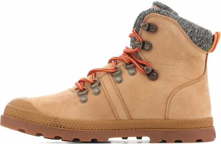 Çizme Palladium Pallabrouse për femra, ngjyrë kafe