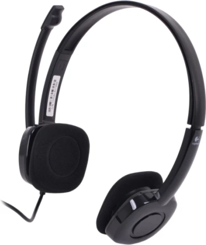Kufje stereo me mikrofon Logitech H151, 3.5 mm, mikrofon me reduktim zhurme, e zezë