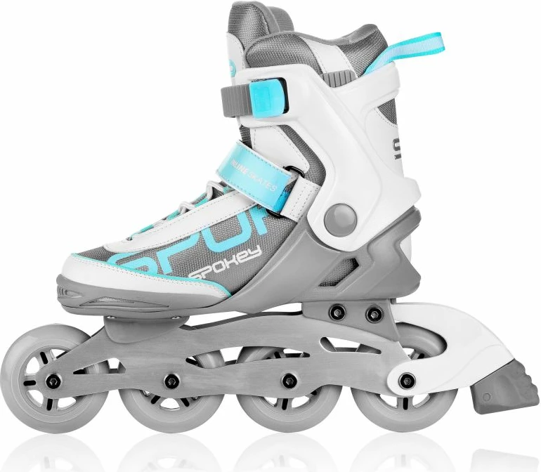 Patine me rrota Spokey Prime Pro WH/TQ për meshkuj dhe femra, madhësia 38
