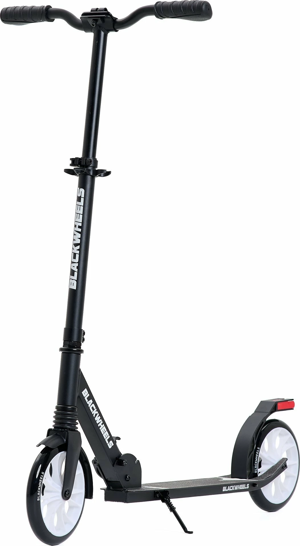 Trotinet Blackwheels Zoom, rrota 200 mm, i palosshëm, ABEC-7, timon i rregullueshëm 95-105 cm, deri 100 kg, i zi