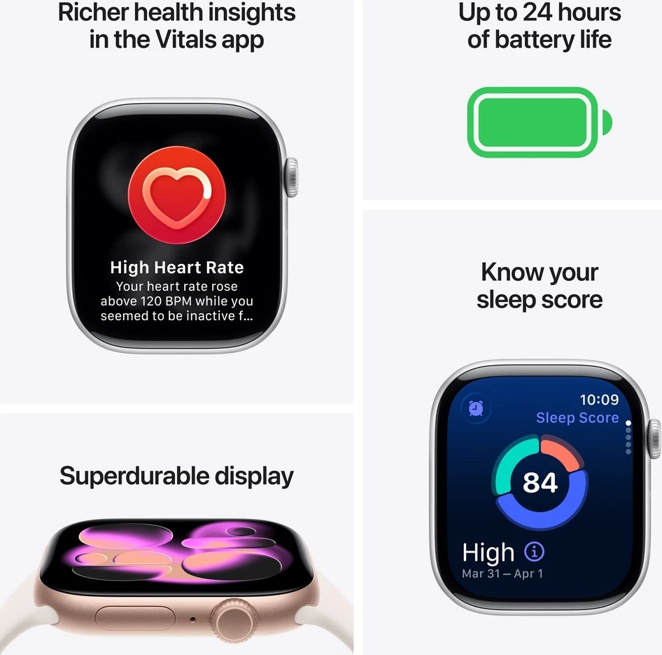 Apple Watch S11 46mm GPS Silver M/L