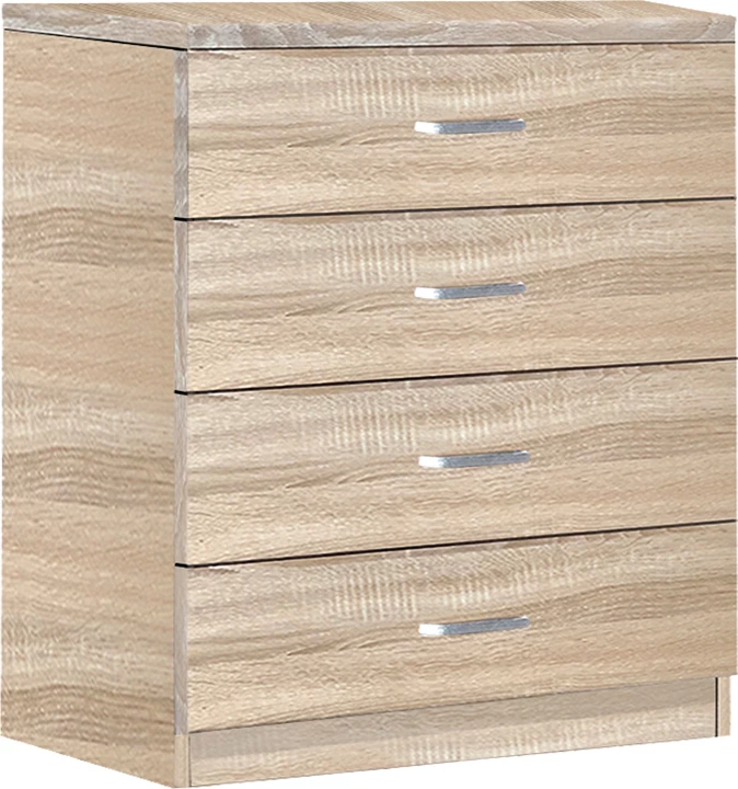 Komodë me 4 sirtarë Killian sonoma 80x40x80cm