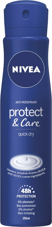Deodorant spraj për femra Nivea Protect & Care 250ml