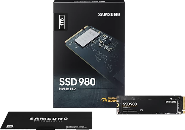 SSD disk SAMSUNG 980 1TB NVMe M.2 PCIe 3.0 x4