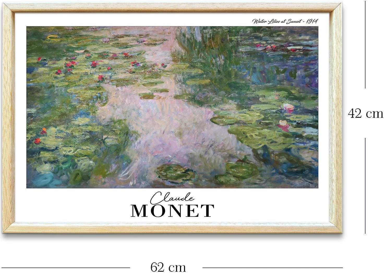 Pikturë dekorative me kornizë, Wallity, 4262AHSMONET-011