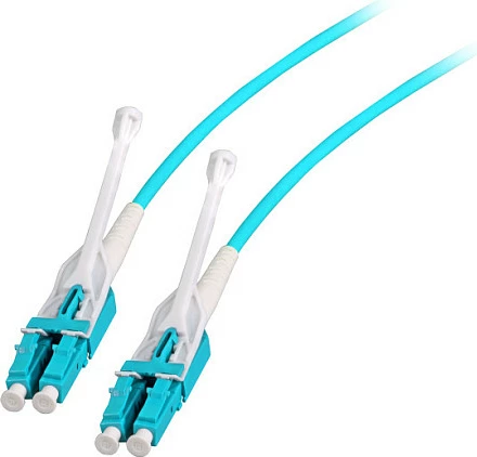 Kabllo fiber optike EFB Elektronik DJP-LCLCOM3-UNI-2, LC-LC, OM3, 2 m, LSZH, aqua
