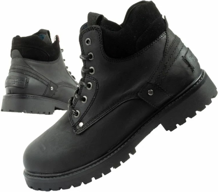 Çizme meshkuj Wrangler, të zeza