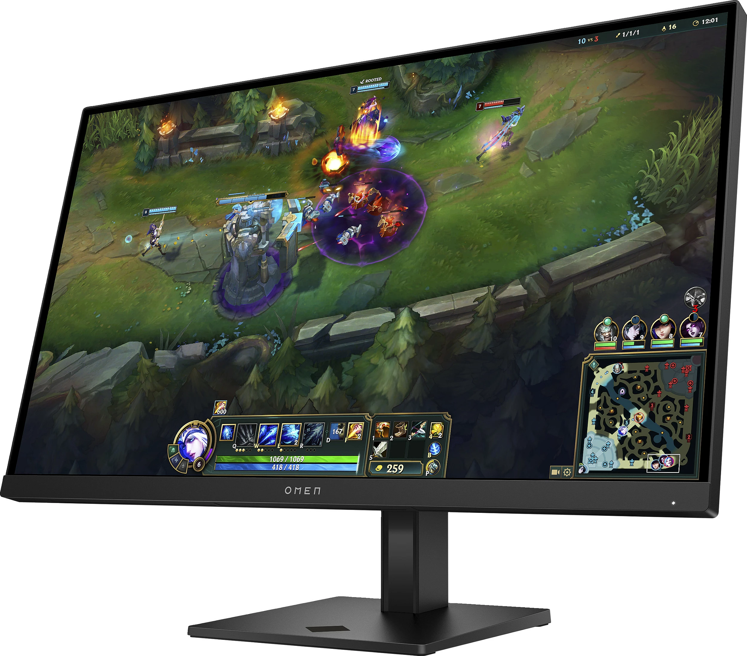 Monitor HP OMEN AV4K1E9#ABB, 27", Full HD, 1 ms, FreeSync, zi