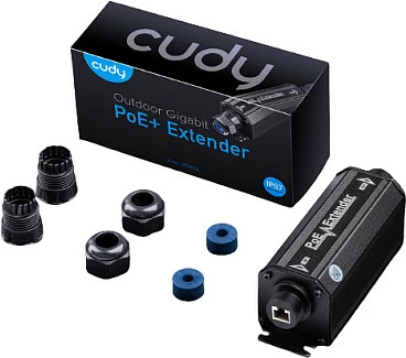 Zgjatues PoE+ Gigabit Cudy Z, IP67, 2x RJ45, i zi