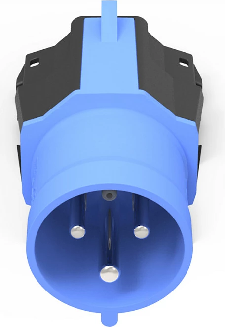 Adapter prizë NRGkick Steckeraufsatz 32A 3-pol, me LED, zi/kaltër