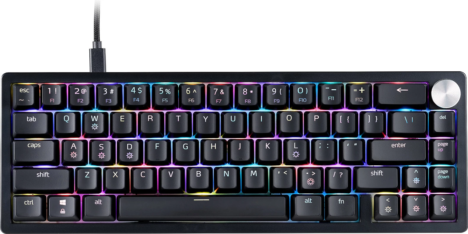 Tastierë gaming ADATA XPG SORCERER MINI, US Layout, RGB, e zezë