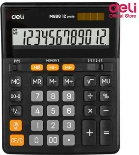 Deli Kalkulator Dual Memory M888 4