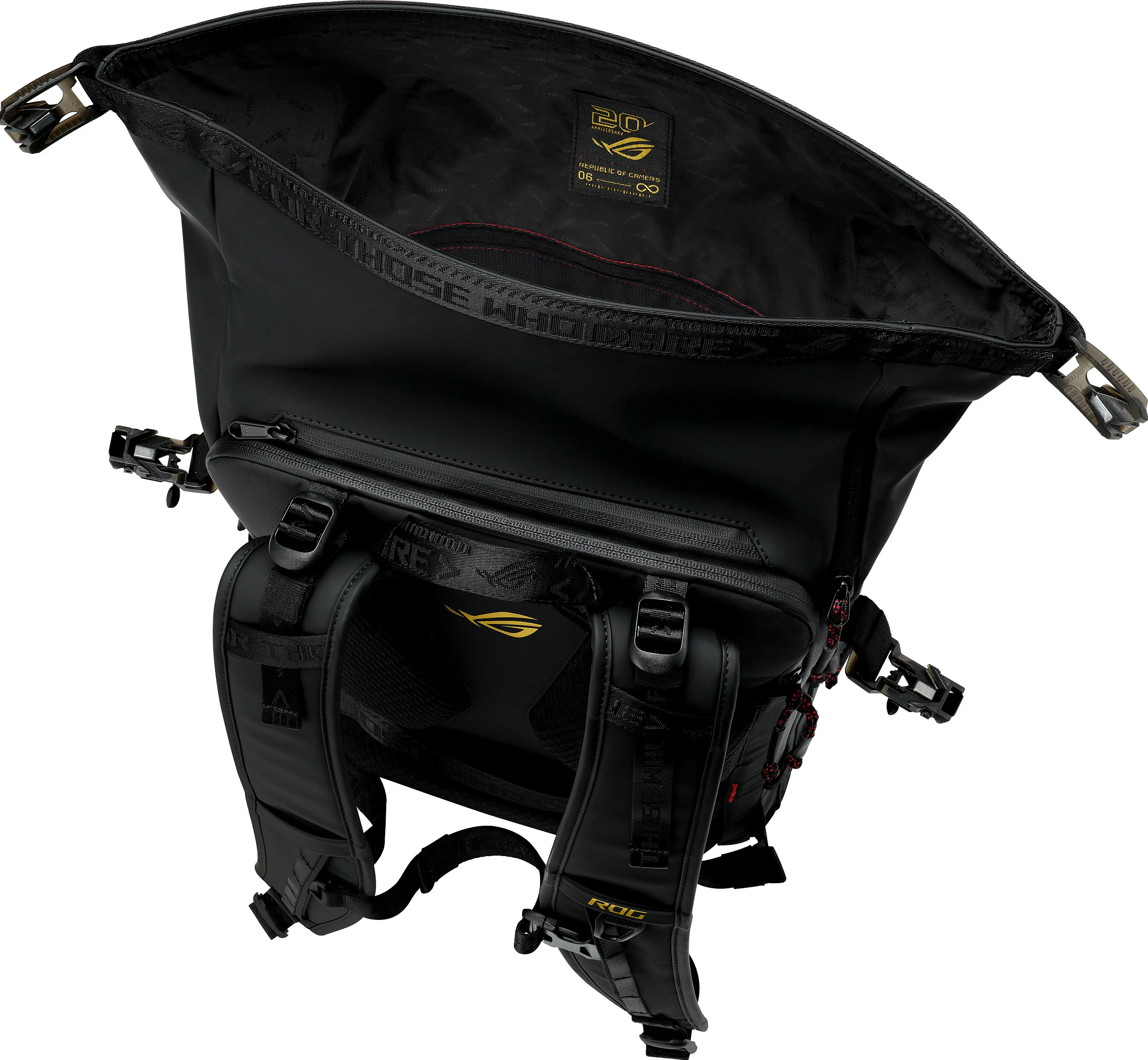 Çantë shpine ASUS ROG Slash Rucksack BP3802 Edition 20, për laptop, e zezë