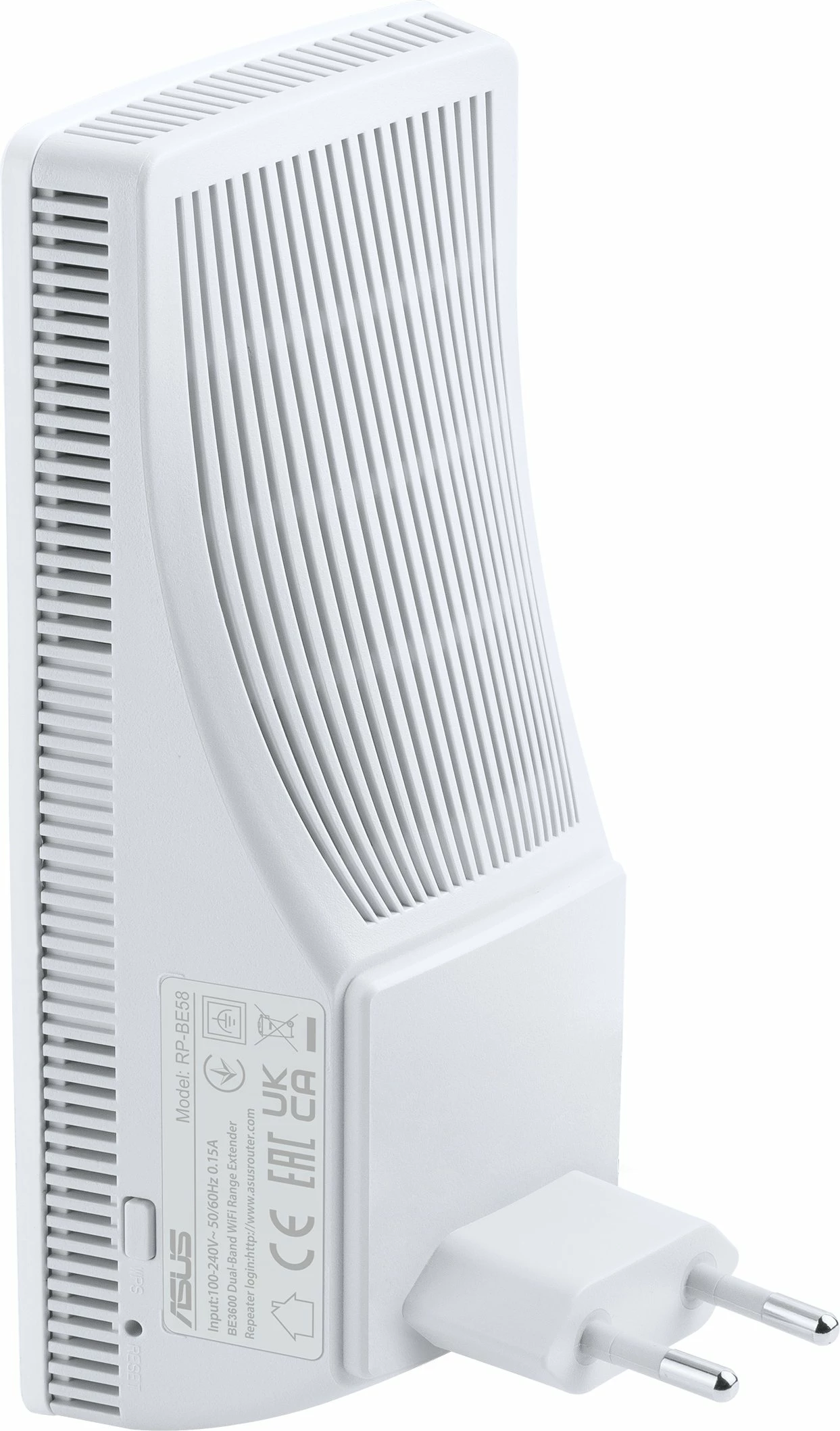 Pikë aksesi Asus RP-BE58 Wi‑Fi 7 tri-band 2882 Mbps, i bardhë, 1 copë
