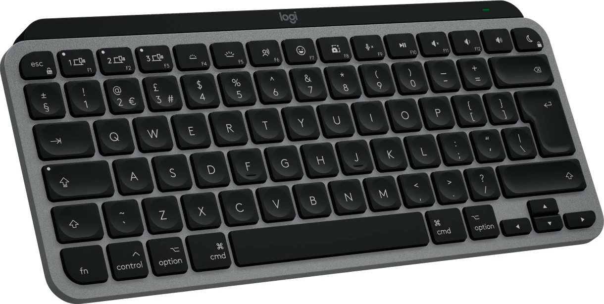 Tastierë wireless Logitech MX Keys Mini për Mac, AZERTY, ndriçim LED, gri