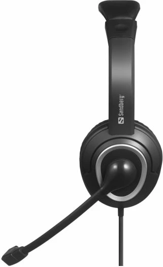 Kufje me mikrofon Sandberg USB-C Chat Headset 126-47, kabllo 1.8 m, të zeza
