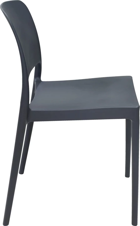 Karrige Fenxy, polipropilen, ngjyrë e zezë, 38x42x77cm