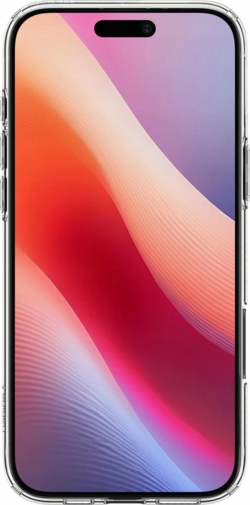 Mbështjellës Spigen Liquid Crystal Mag për iPhone 16 Pro Max, MagSafe, TPU, Transparent (unazë magnetike e bardhë)