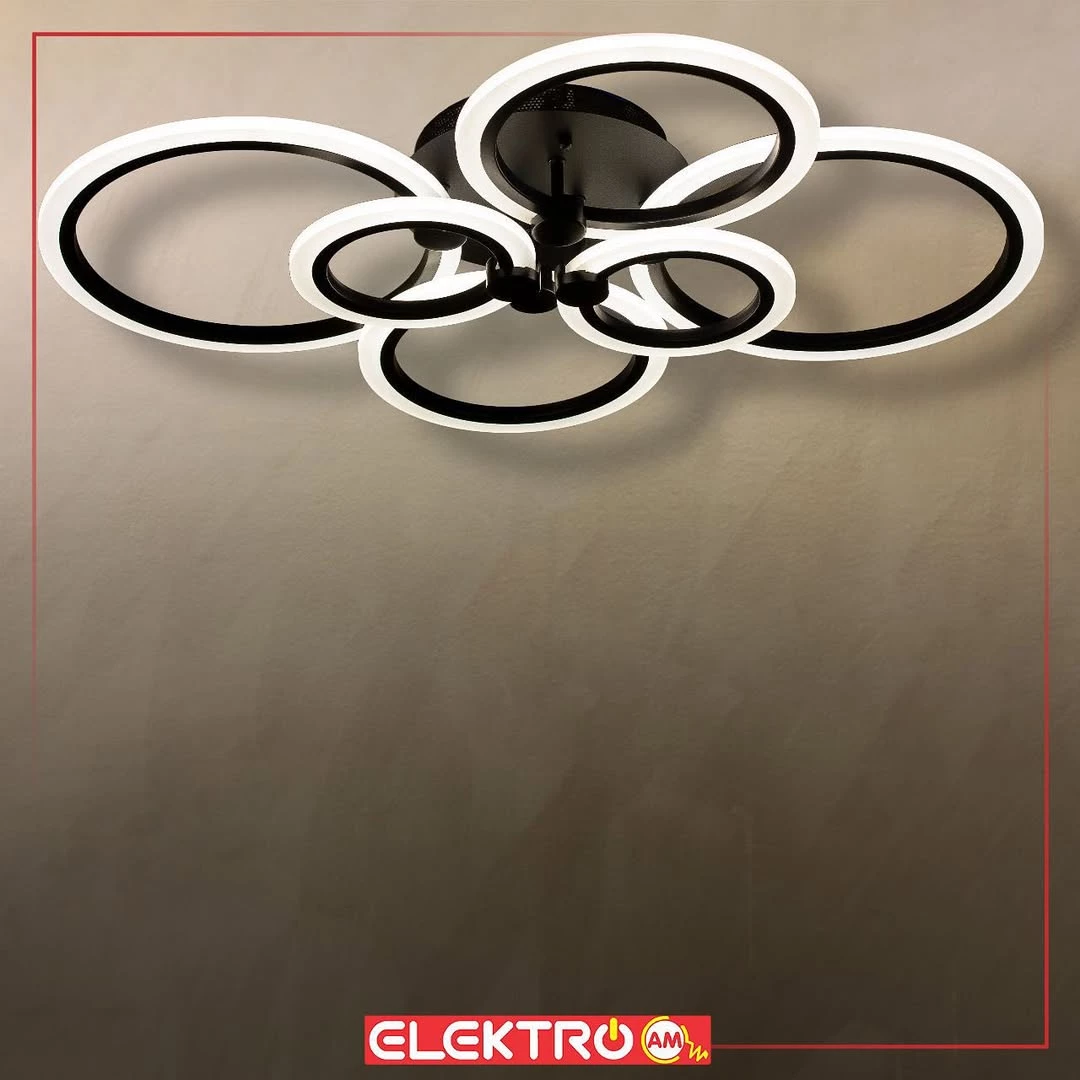 Abazhur LED tavani MX2374-2+2+2 BK