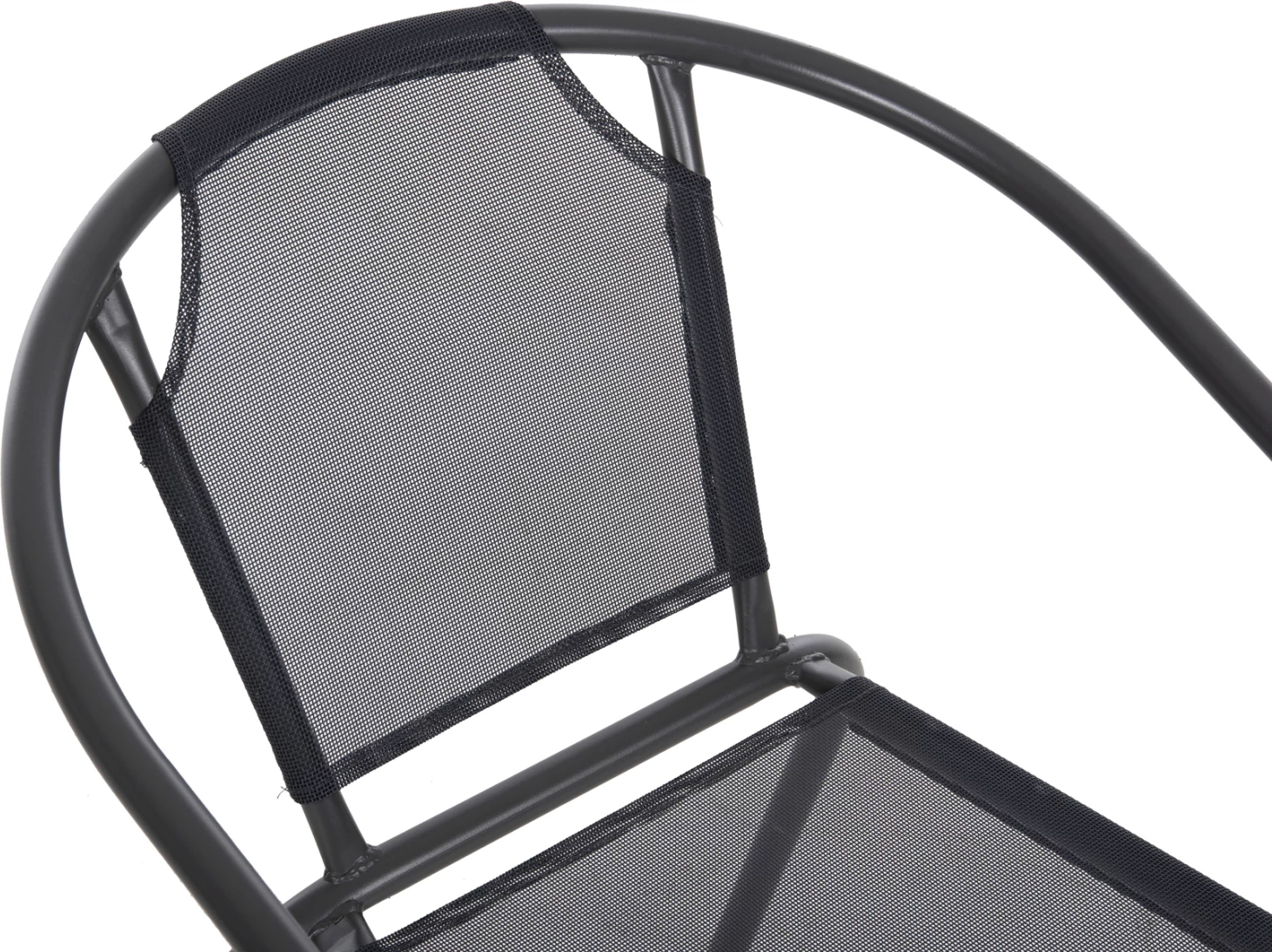 Karrige për jashtë LEDAN FH5977.01 metal & textilene, ngjyrë gri, 55x58x72H cm