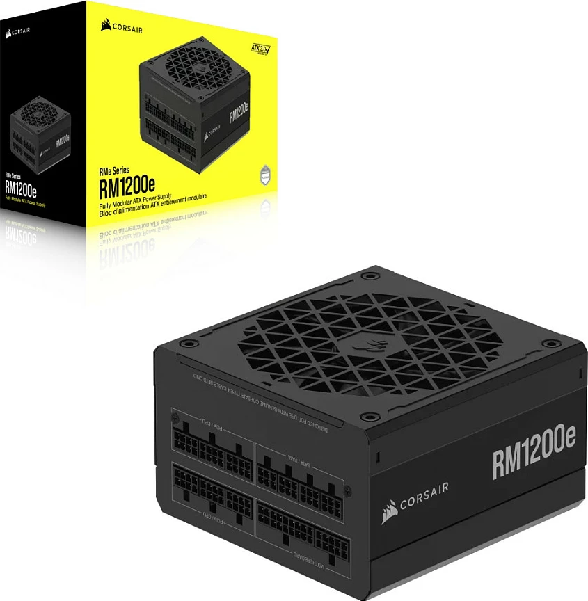 Power supply Corsair RMe RM1200e, 1200W, ATX 3.1, Fully Modular, 80+ Gold, i zi