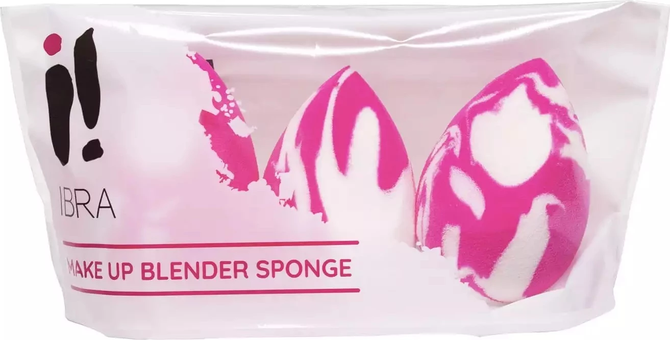 Set sfungjerë për makijazh Ibra Marbled, 3 copë