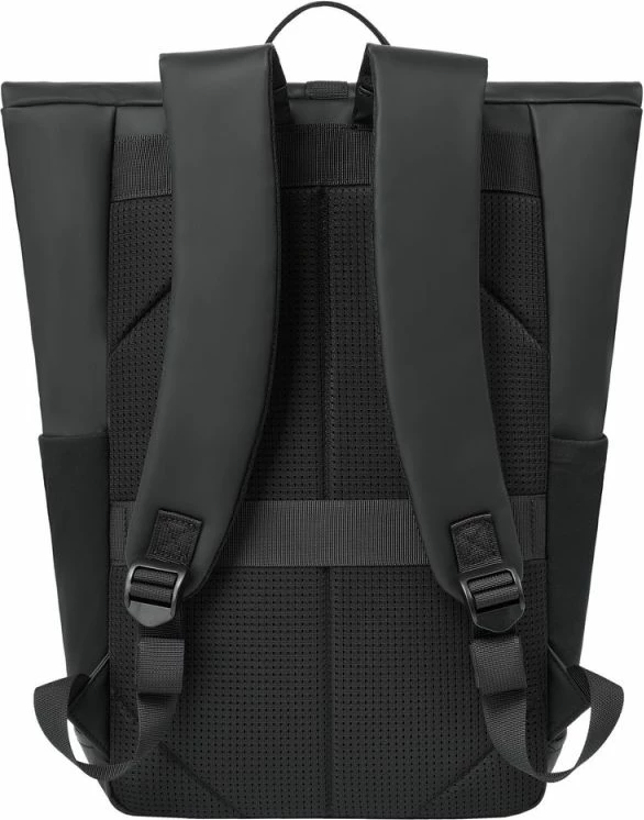 Çantë shpine Rivacase Eden roll-top, e zezë