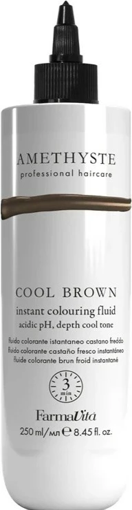 Fluid koloryzues për flokë Farmavita Amethyste Instant Colouring Fluid për femra Cool Brown 250ml