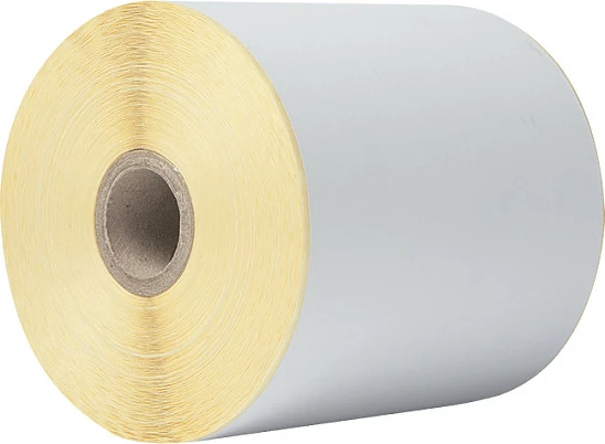 Etiketa të vazhdueshme Brother 102 mm, 56.4 m, Direct Thermal, të bardha