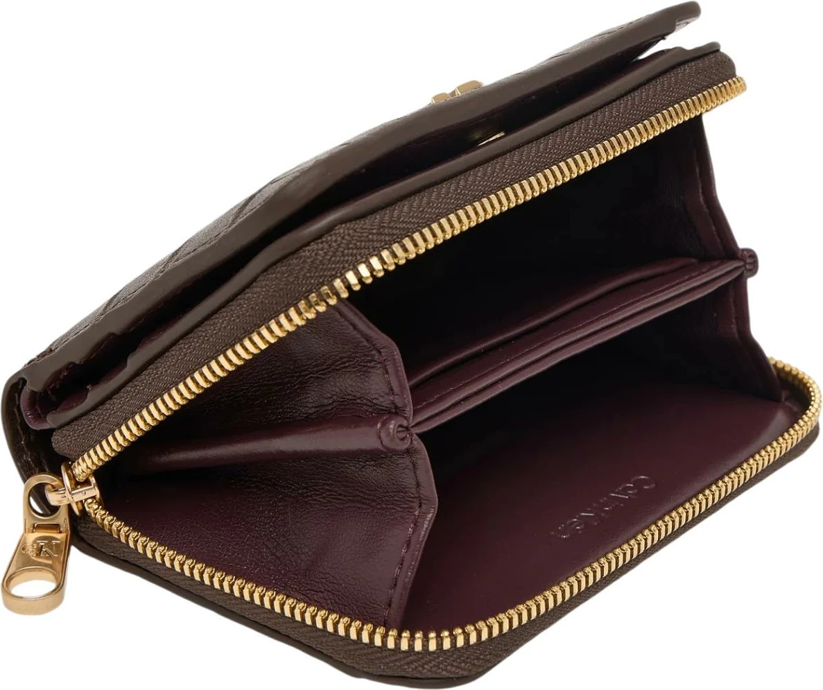 Portofol për femra Calvin Klein LV04F1095G, kafe