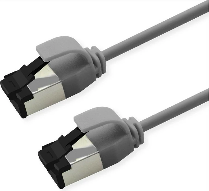Kabllo rrjeti Ethernet ROLINE 21.15.3403, Cat8.1, 3 m, S/FTP, 40GbE, RJ-45, gri