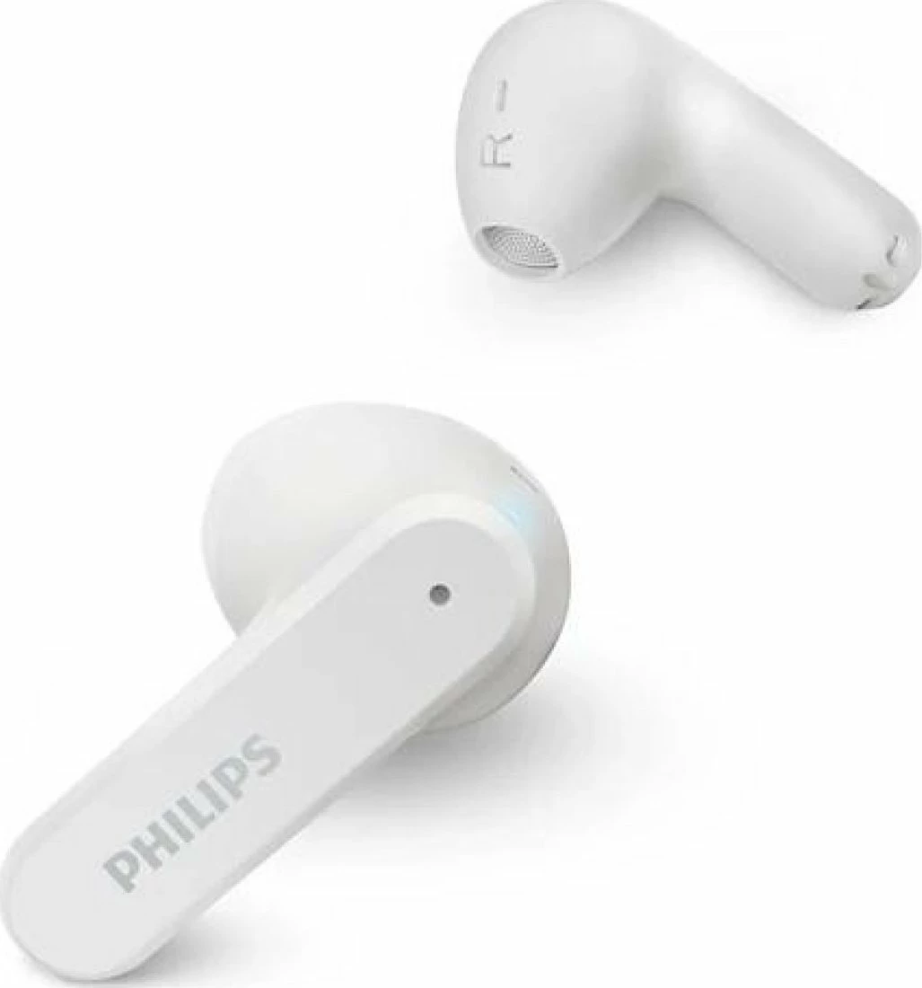 Kufje Philips TAT2139WT/00 true wireless, Bluetooth 5.3, ANC, 28h bateri, IPX4, me kuti karikimi, të bardha