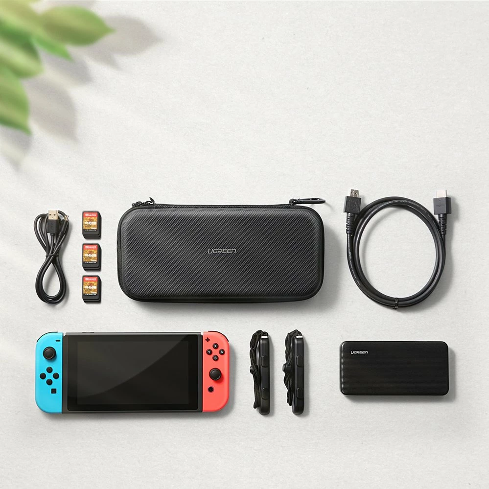 Mbështjellës Ugreen LP174 50974 për Nintendo Switch, 26x12x4 cm, zi