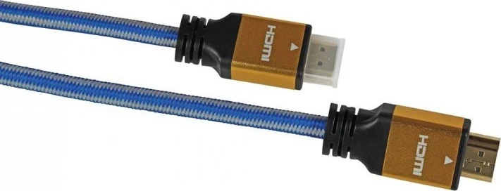 Kabllo HDMI iBox ITVFHD04, 1.5 m, HDMI Lloji A (Standard), Ngjyra Ar, Blu, e Zezë