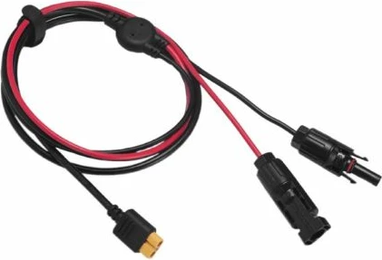 Kabllo lidhëse solare EcoFlow XT60i 5 m për DELTA/RIVER te paneli solar, e zezë/kuqe, 1 copë