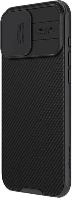 Mbështjellës Nillkin CamShield Pro për iPhone 16 Plus, i zi