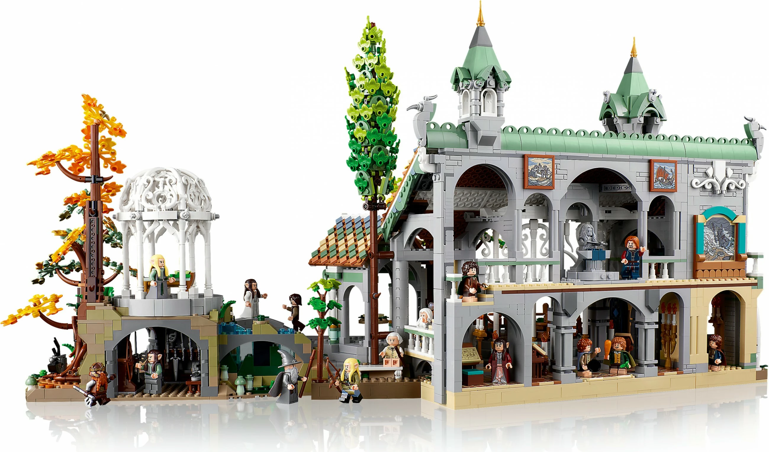 Set ndërtimi LEGO The Lord of the Rings: Rivendell, 6167 pjesë, plastikë, shumëngjyrësh