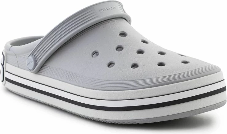 Papuqe Crocs për meshkuj dhe femra, gri/argjendtë