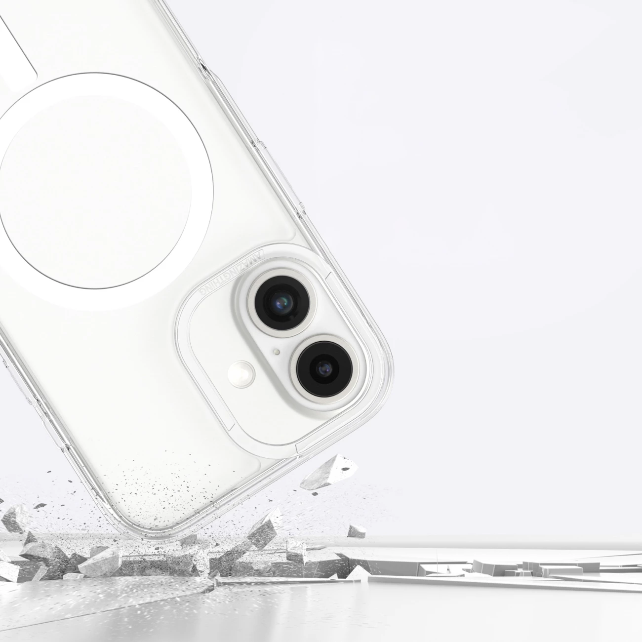 Mbështjellës AmazingThing Minimal Mag Case për iPhone 16, Transparent