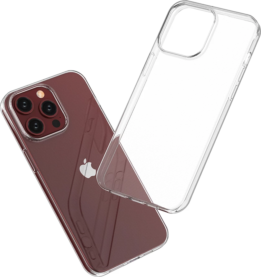 Mbështjellës Hurtel Ultra Clear për iPhone 15 Pro Max, Transparent