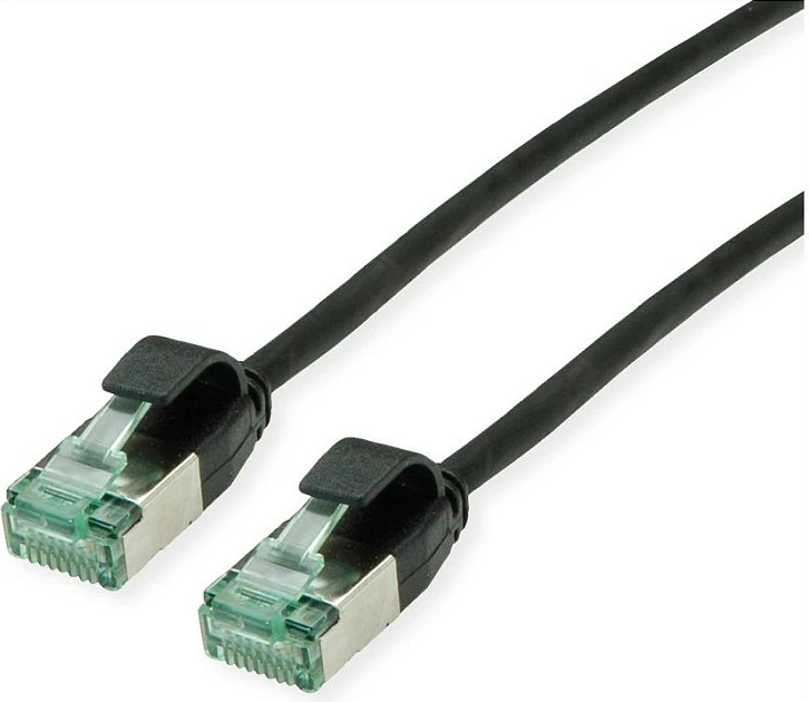 Kabllo rrjeti ROLINE 21.45.3352, Cat6a, 0.5 m, U/FTP (STP), RJ-45, e zezë