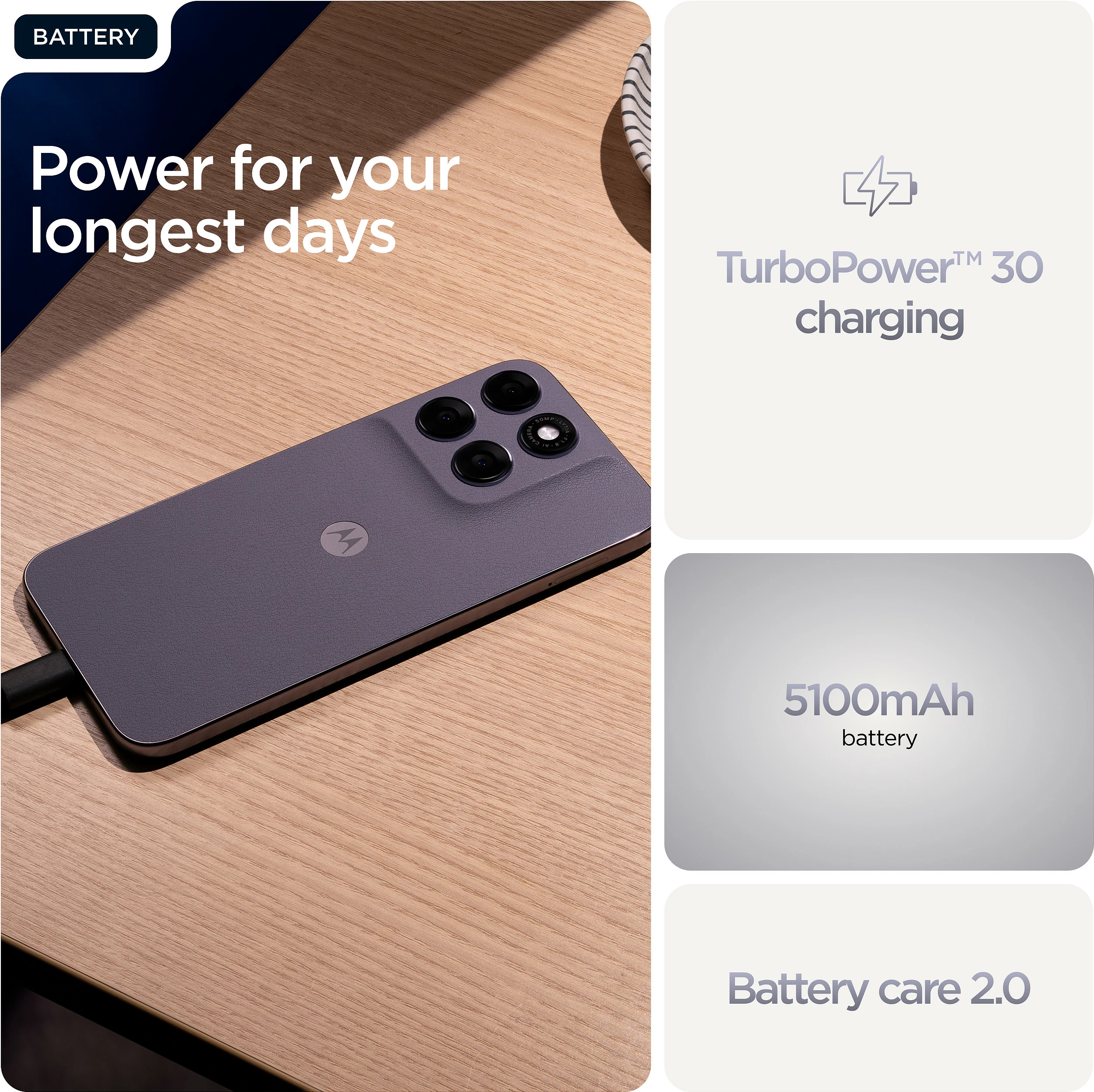 Celular Motorola moto g67, 4GB RAM Memorje, 128GB, 6.8" Extreme AMOLED, 50MP, 5G, Android 16, Gri (PANTONE Arctic Seal)
