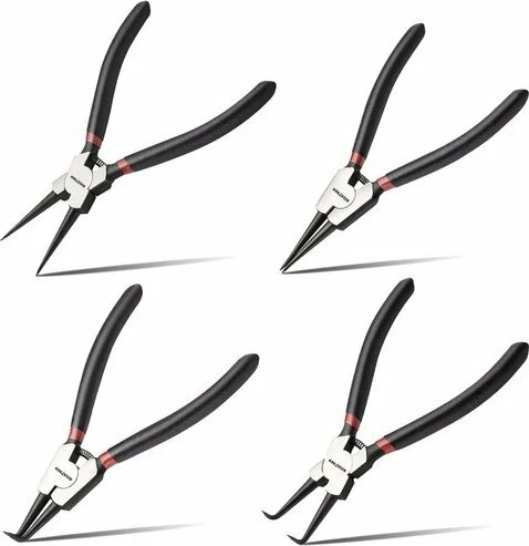 Pincë për unaza Seger Falon-Tech Bigstren 22159, set 4 copë, të zeza