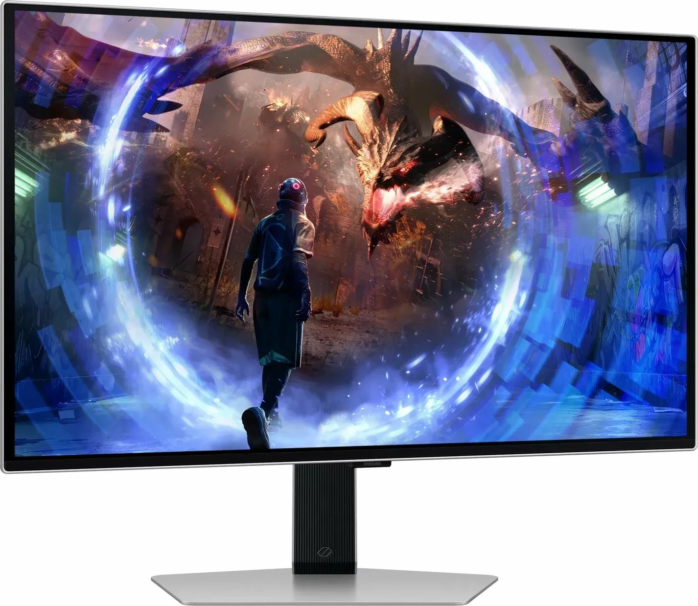 Monitor gaming Samsung Odyssey OLED G6 LS27DG602SUXEN 27\" WQHD 360Hz, i zi dhe gri