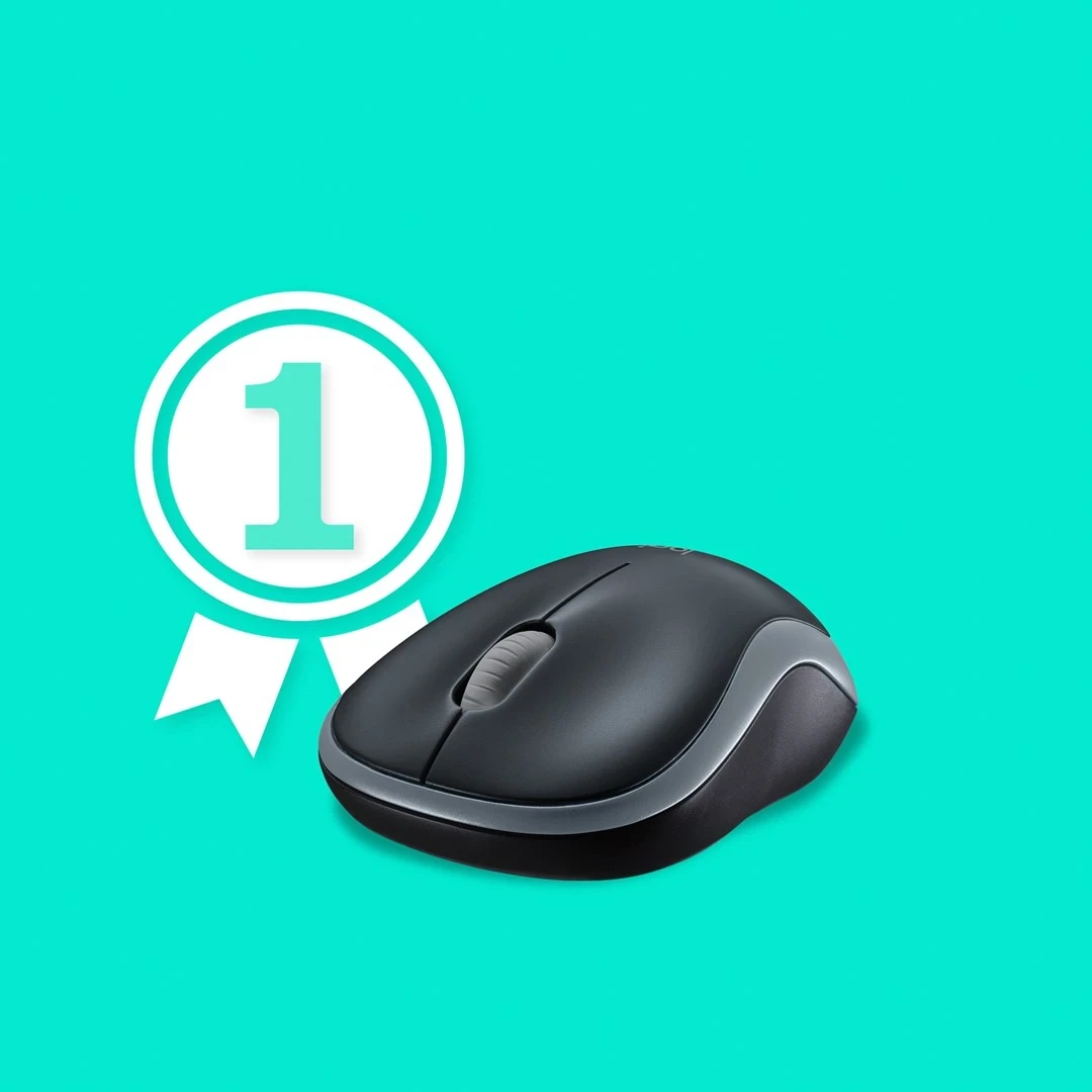Maus Logitech M185, 1000 DPI, wireless, hiri